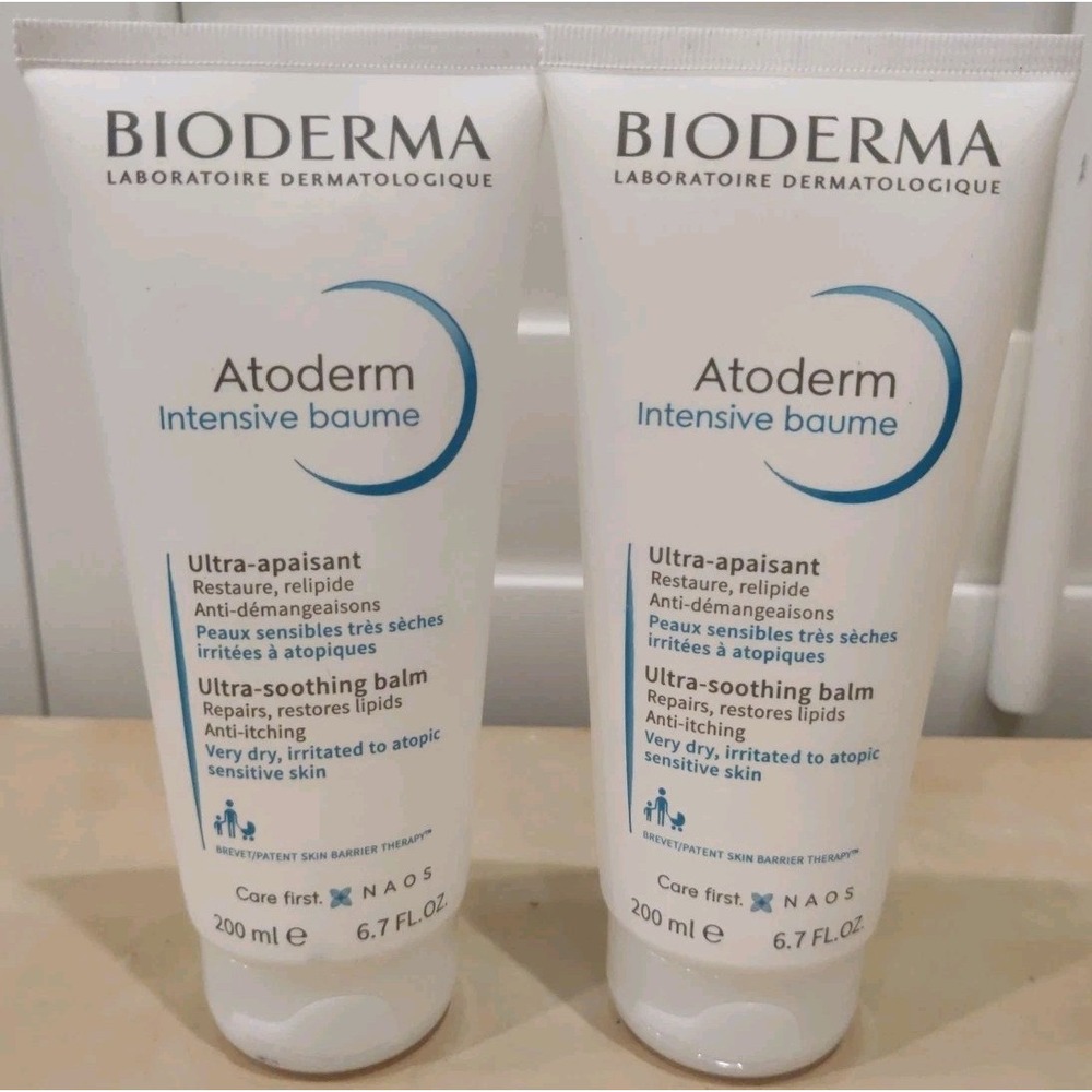 Bioderma Atoderm Intensive baume‎ 6.7oz / 200ml (2-pack) Exp 06/2027
